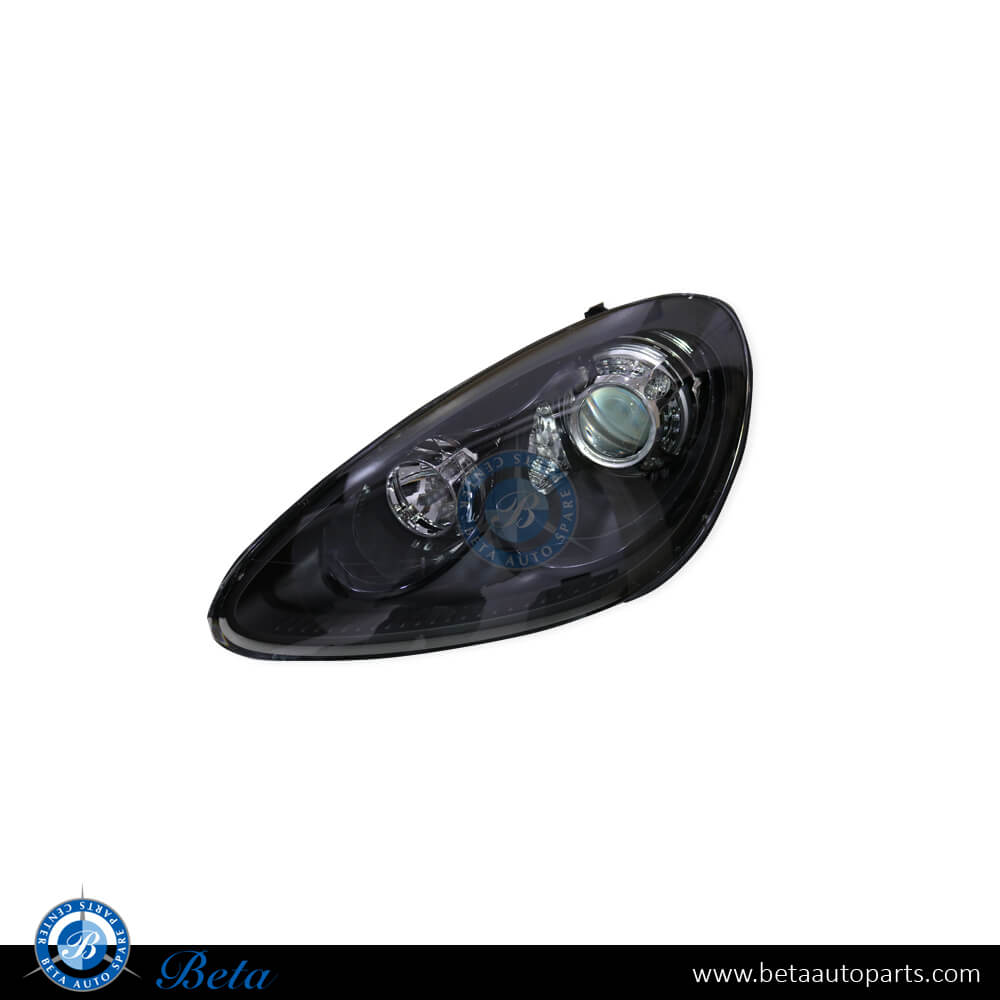 Left Side Headlamp Adaptive Xenon Balck for Porsche Cayenne 2011-2014 models, Part Number 95863128100 Left Side Headlamp Adaptive Xenon Balck for Porsche Cayenne 2011-2014 models, Part Number 95863128100